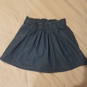 Gap girls denim skirt